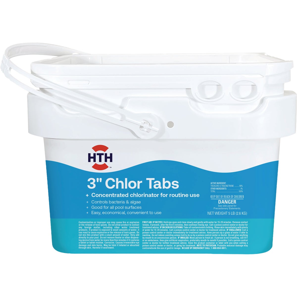 HTH Pool Care 5 Lb. Chlorine Tabs Image 1