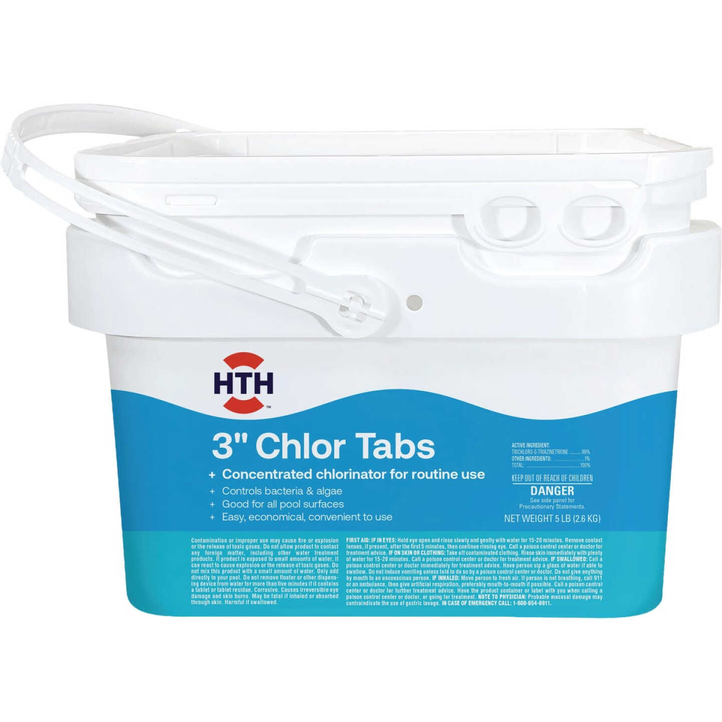 HTH Pool Care 5 Lb. Chlorine Tabs Image 1
