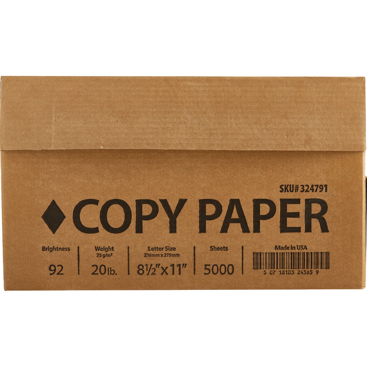 Staples 8.5 In. x 11 In. 20 Lb. White Copier Paper, 5000 Sheets Image 2