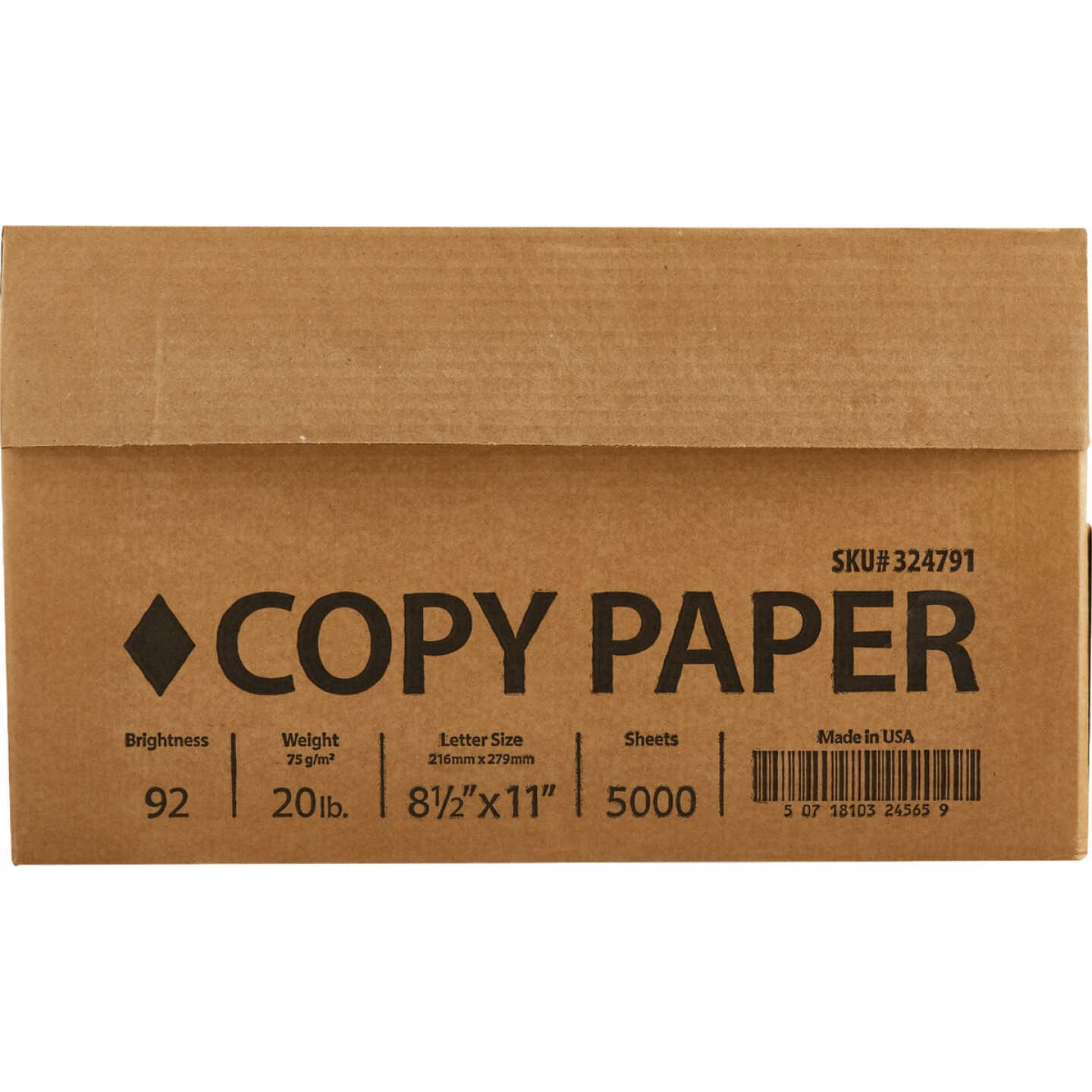 Staples 8.5 In. x 11 In. 20 Lb. White Copier Paper, 5000 Sheets Image 2