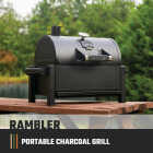 Oklahoma Joe's Rambler Black 218 Sq. In. Charcoal Tabletop Portable Grill Image 6