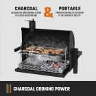 Oklahoma Joe's Rambler Black 218 Sq. In. Charcoal Tabletop Portable Grill Image 4