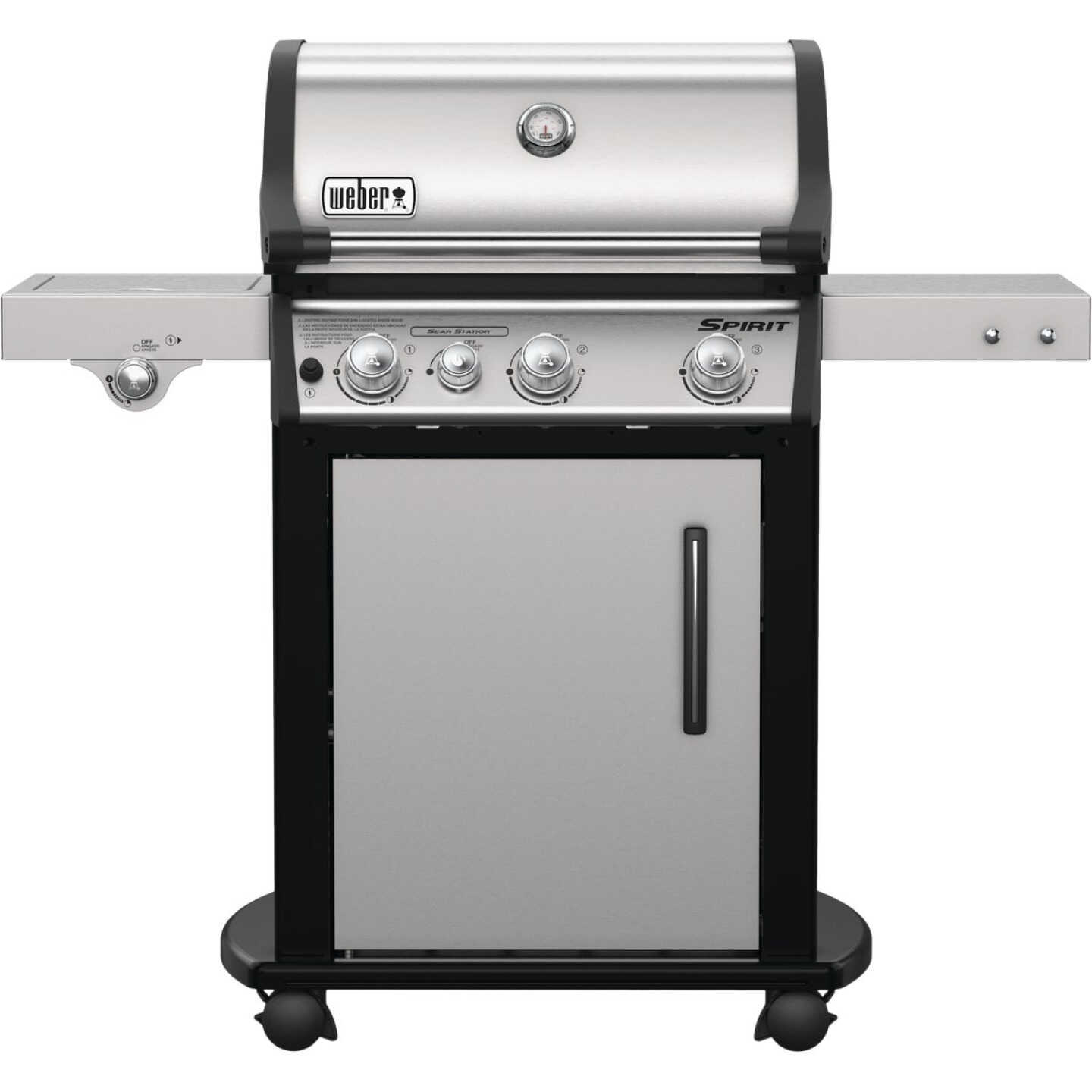 Weber Spirit SP-335 3-Burner Liquid Propane Gas Grill, Stainless Steel Image 1
