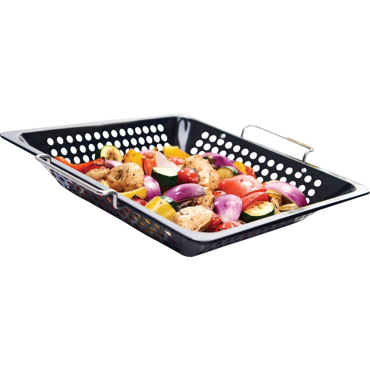 GrillPro 12 In. x 12 In. Non-Stick Gourmet Wok Image 4