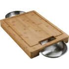 Napoleon PRO Cutting Board with Stainless Steel Bowls Image 1