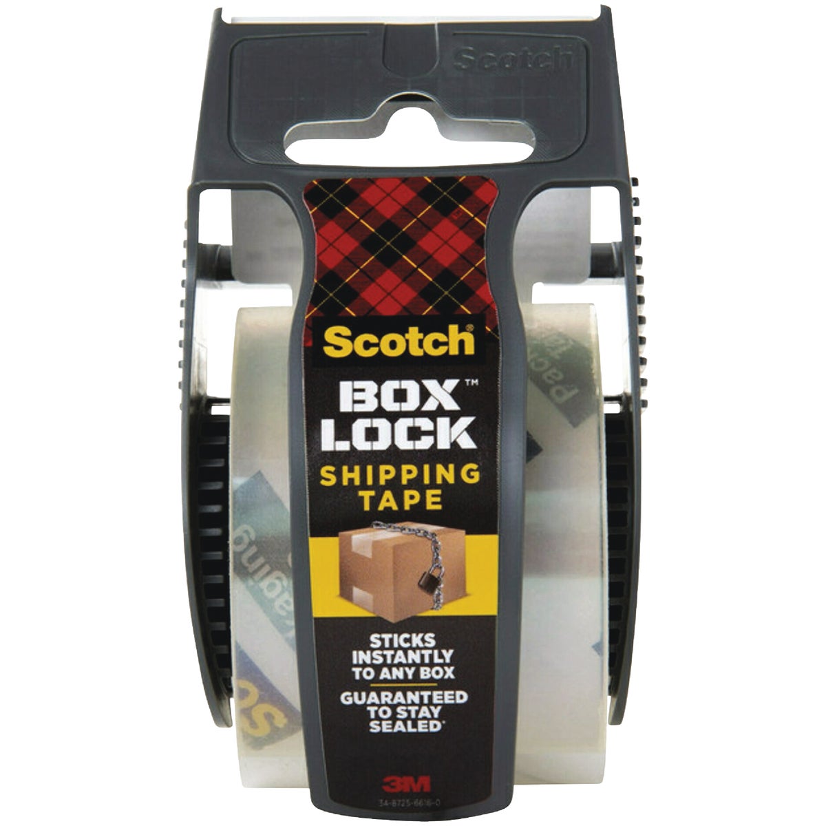Scotch Box Lock 1.88 In. x 22.2 Yd. Clear Shipping Packaging Tape Image 3