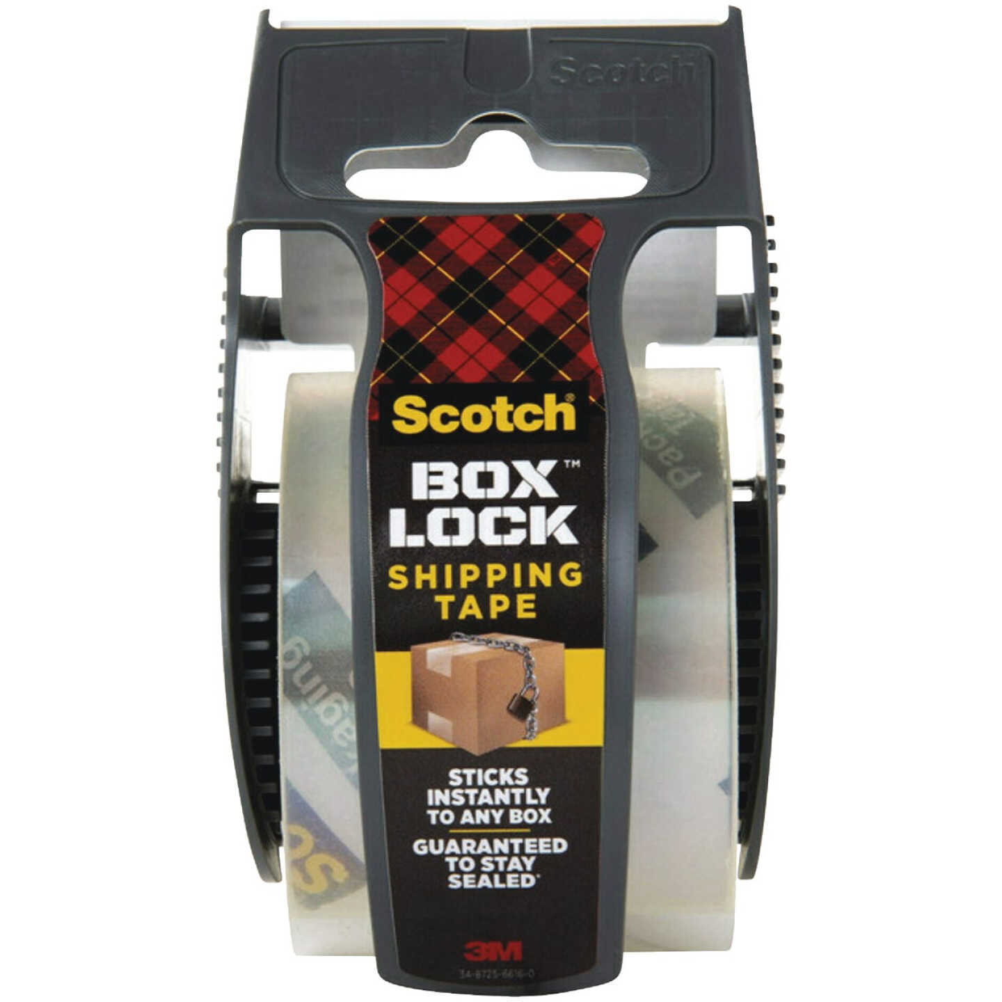 Scotch Box Lock 1.88 In. x 22.2 Yd. Clear Shipping Packaging Tape Image 3