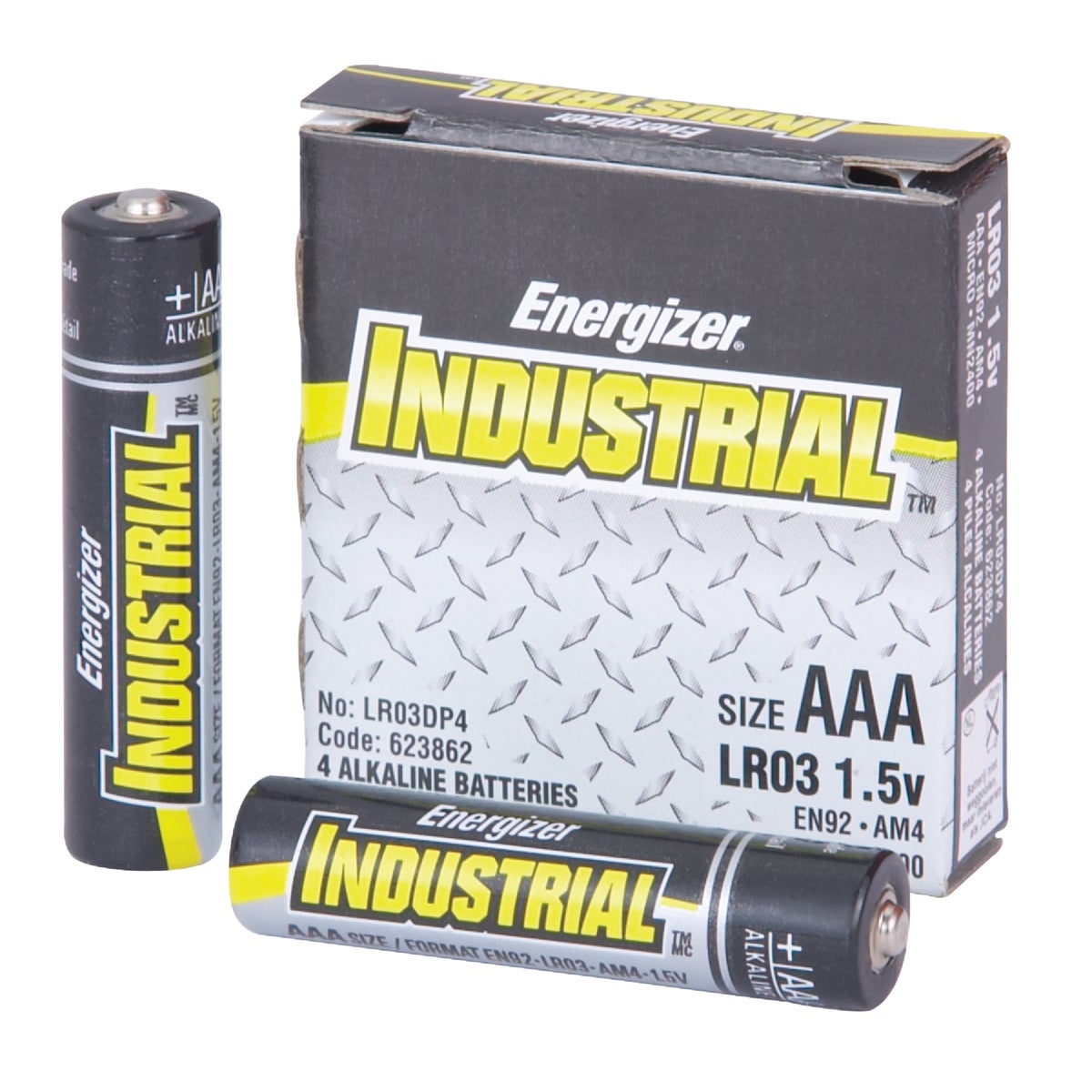 Energizer Industrial AAA Alkaline Battery, (6) 4-Pack Image 1