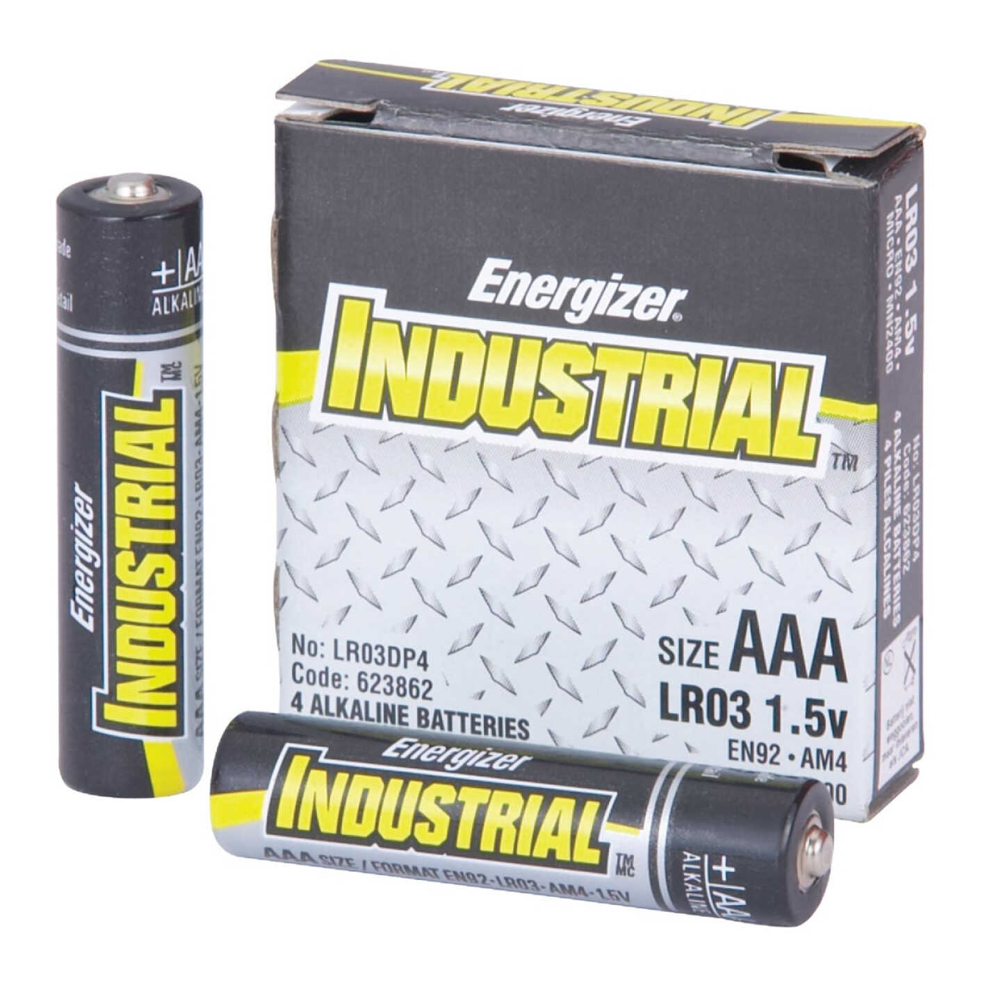 Energizer Industrial AAA Alkaline Battery, (6) 4-Pack Image 1
