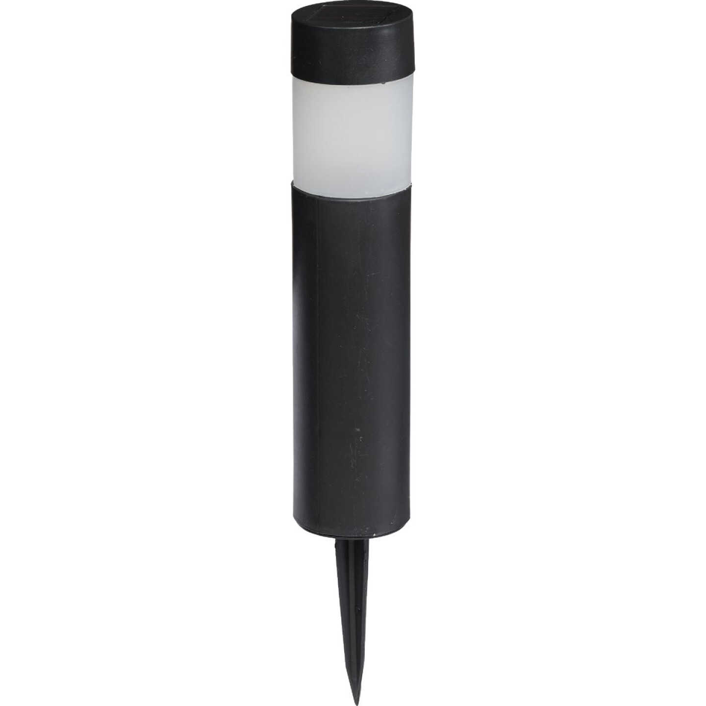 Black Plastic Solar Stake Light Image 1