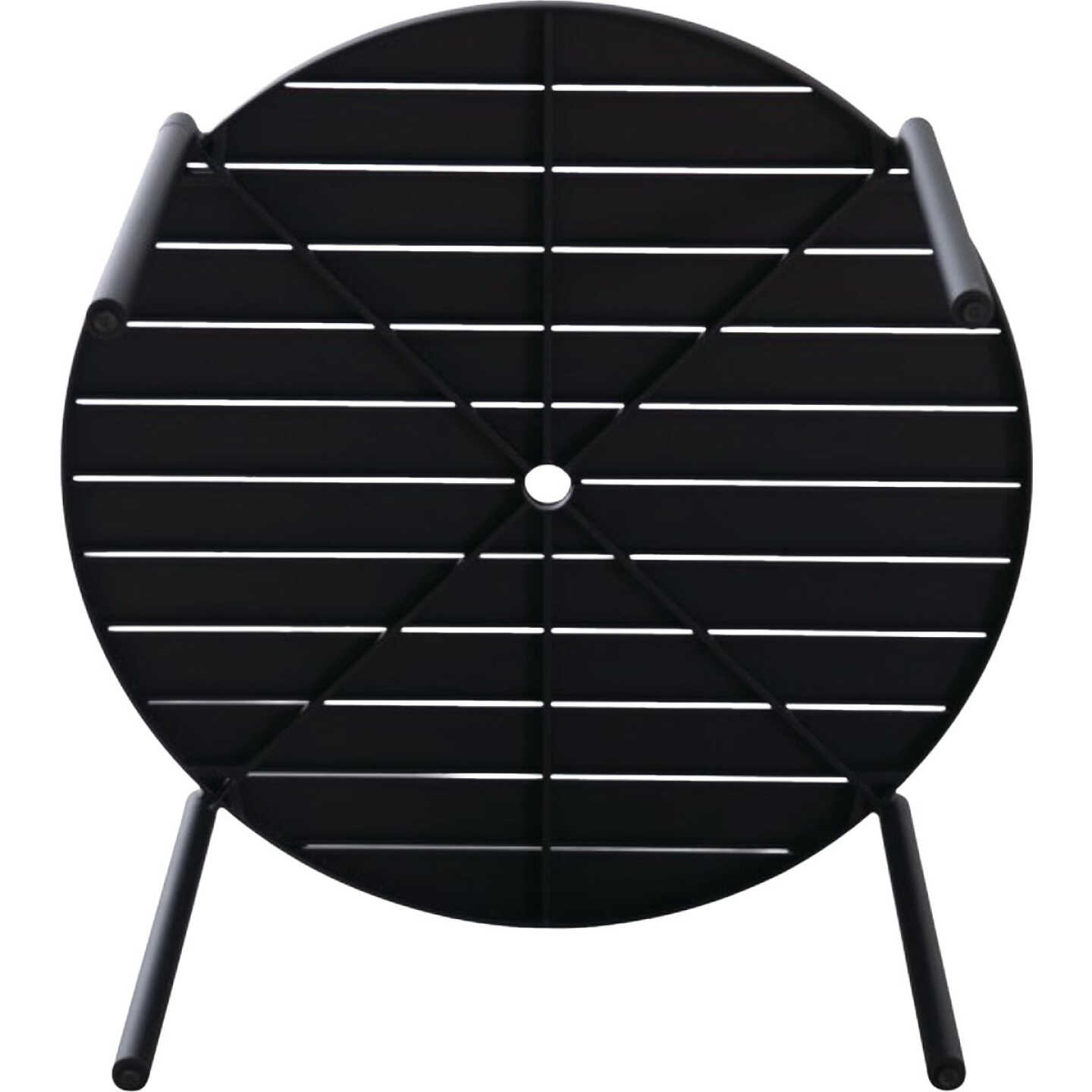 Sunjoy 46 In. Round Heavy-Duty Black Steel Dining Table Image 6