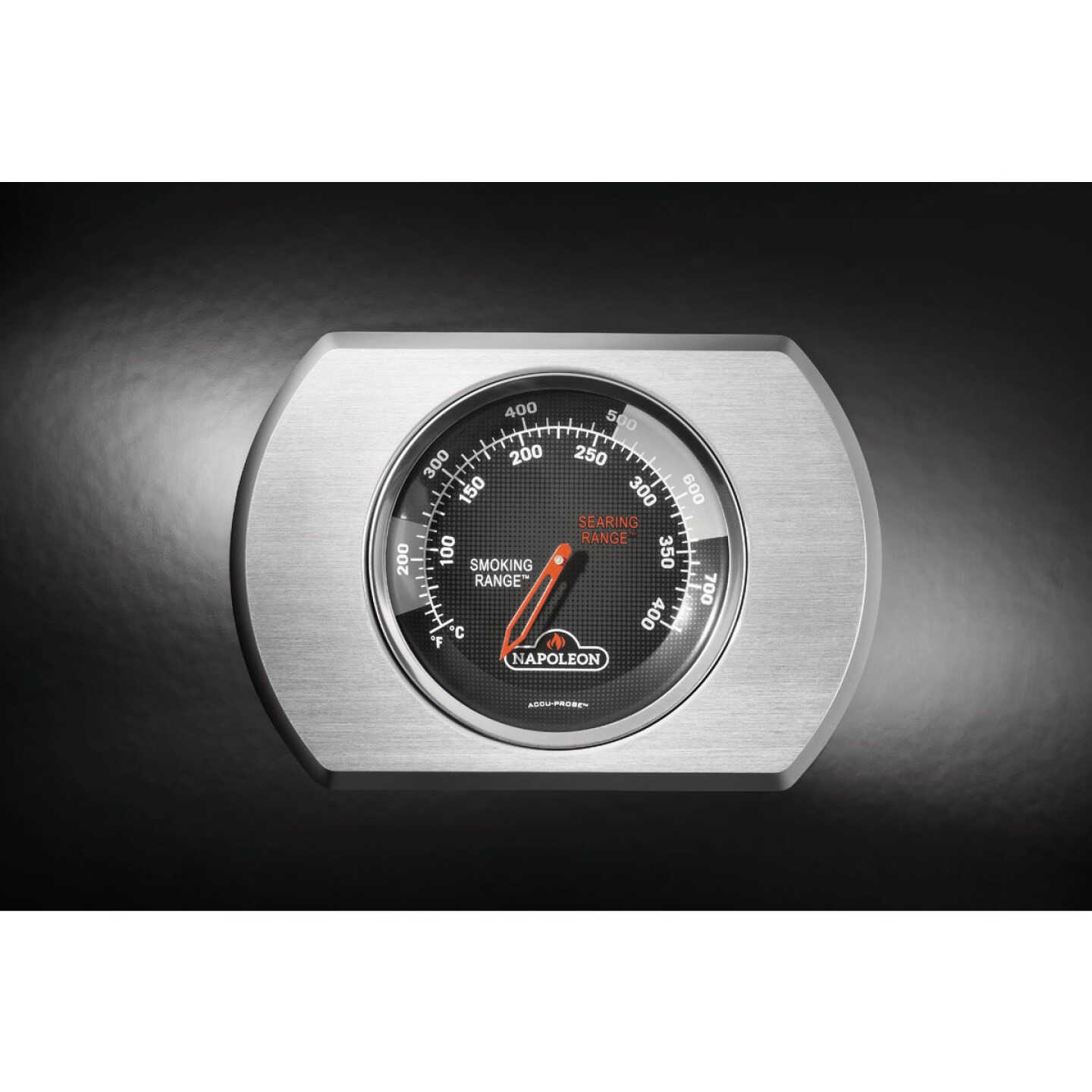 Napoleon Rogue 425 3-Burner with Cast Iron Grids LP Gas Grill, Black Image 4