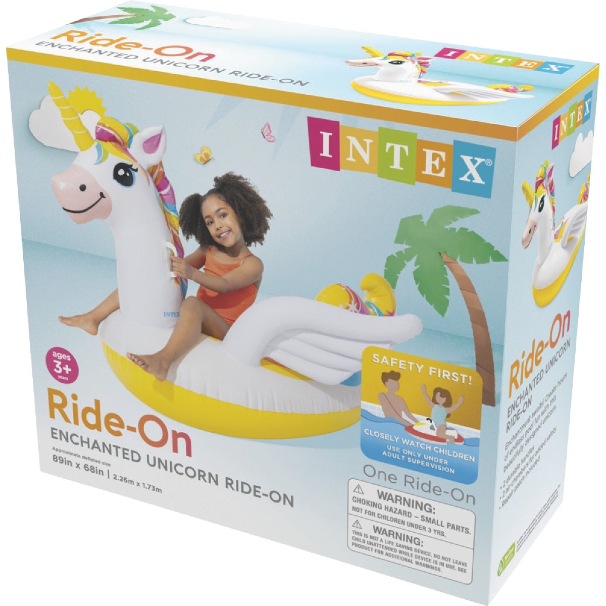 Intex Ride-On Unicorn Pool Float Image 3