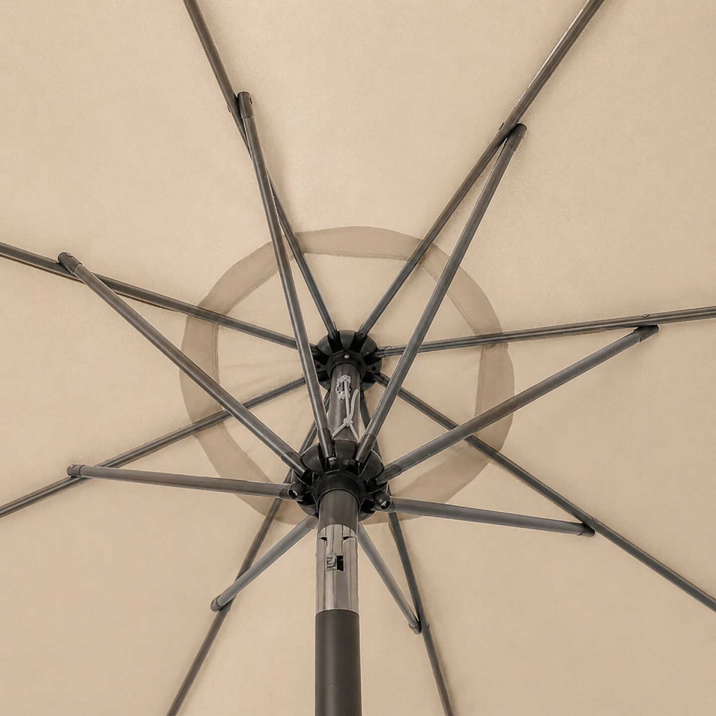Cabana Beach 9 Ft. Tan Formosol Aluminum Pole Market Umbrella Image 5