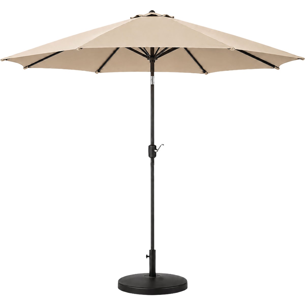 Cabana Beach 9 Ft. Tan Formosol Aluminum Pole Market Umbrella Image 1