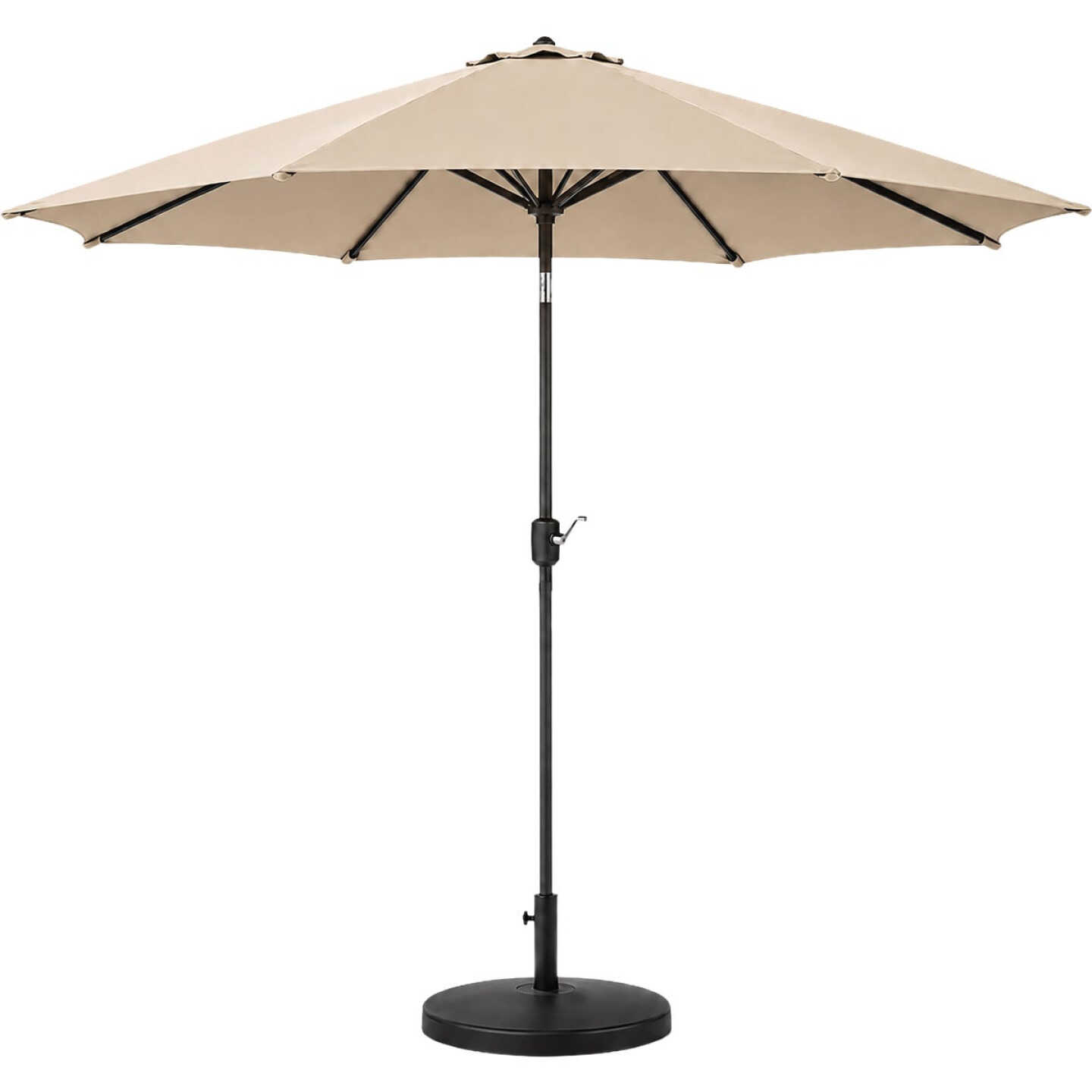 Cabana Beach 9 Ft. Tan Formosol Aluminum Pole Market Umbrella Image 1