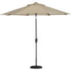 Cabana Beach 9 Ft. Tan Formosol Aluminum Pole Market Umbrella Image 6