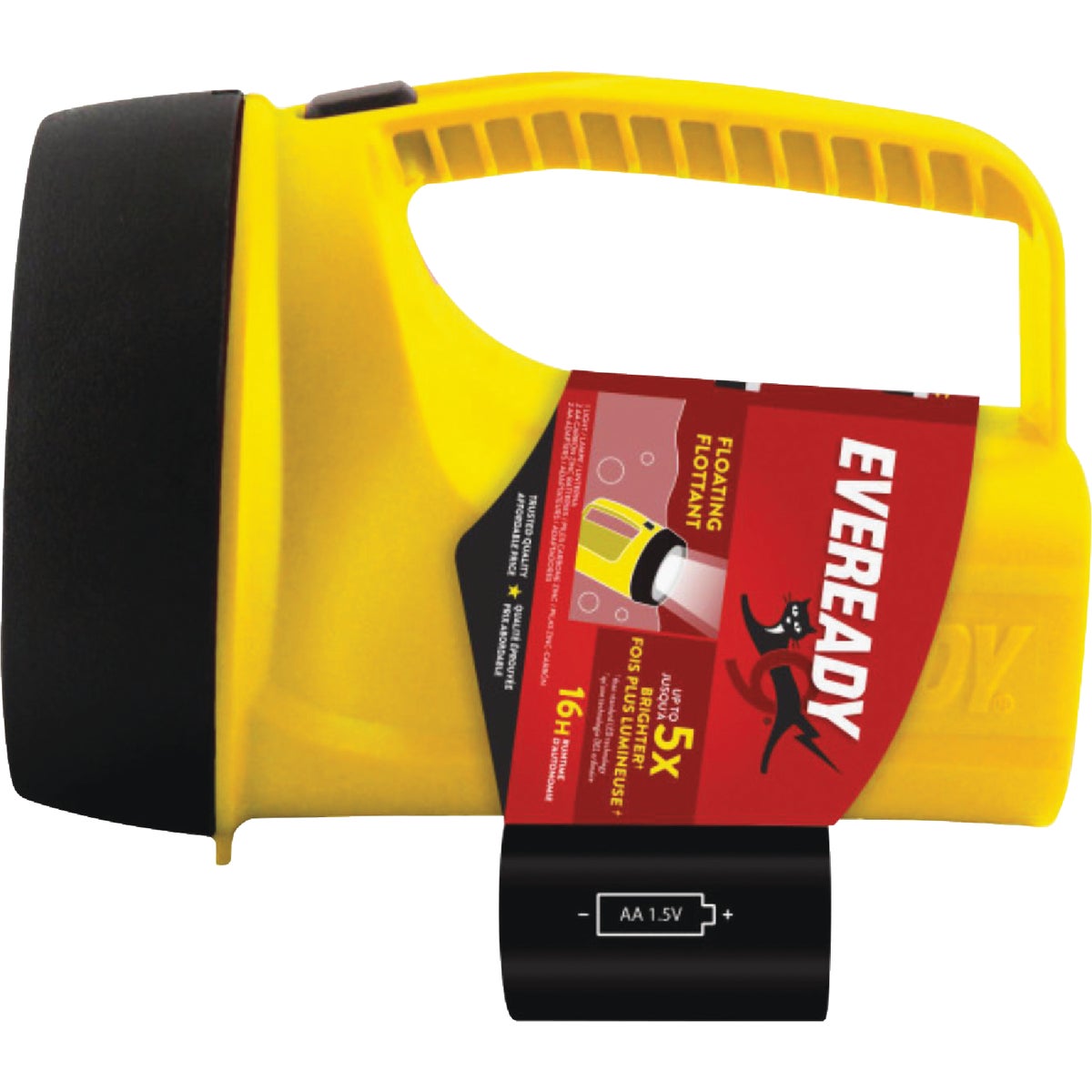 Eveready Readyflex 7.3 In. L. x 5.12 In. Dia. Yellow Plastic Utility LED Lantern Image 1