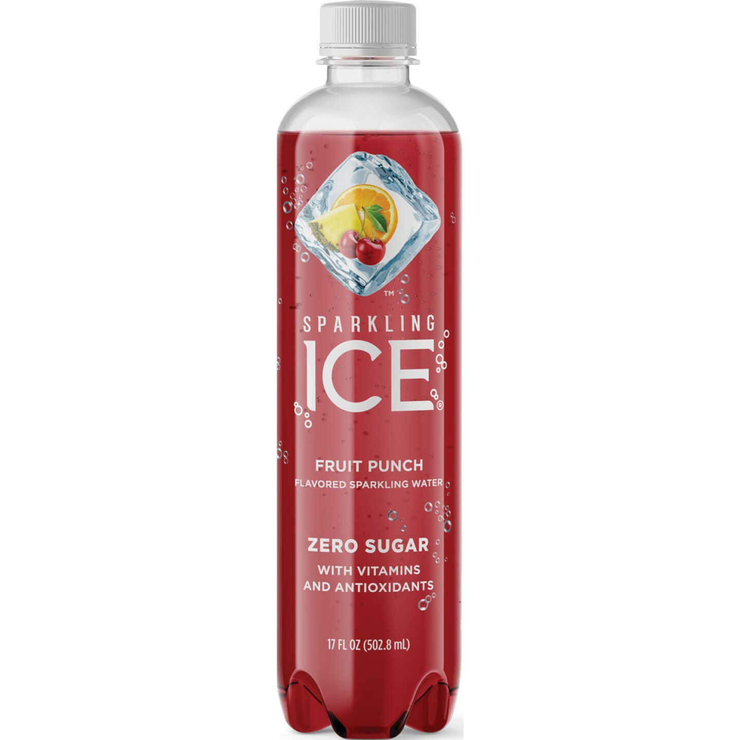 Sparkling Ice 17 Oz. Sparkling Water, Fruit Punch Image 1