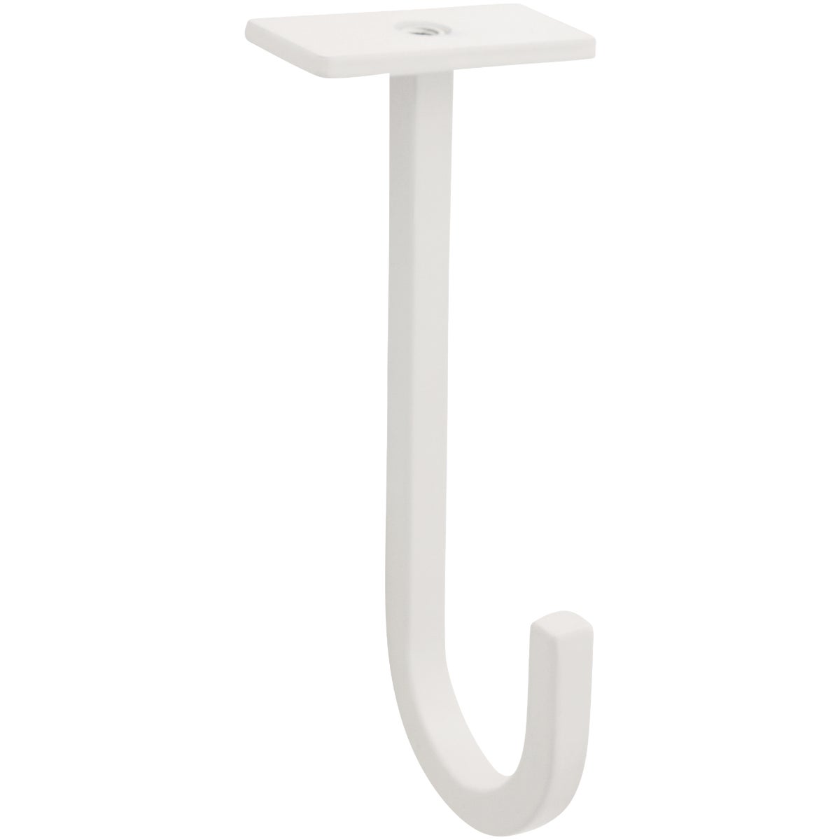 National Hardware 5 In. White Steel Long Ceiling Plant Hook
