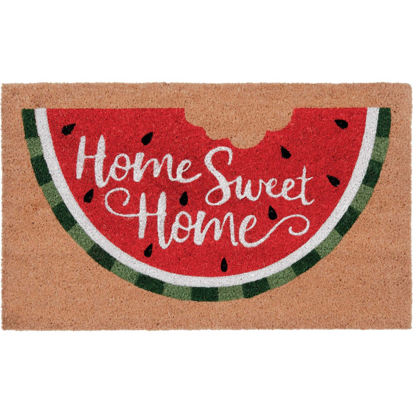 Natco Home 18 In. x 30 In. Coir Outdoor Doormat, Sweet Watermelon Bite Image 1