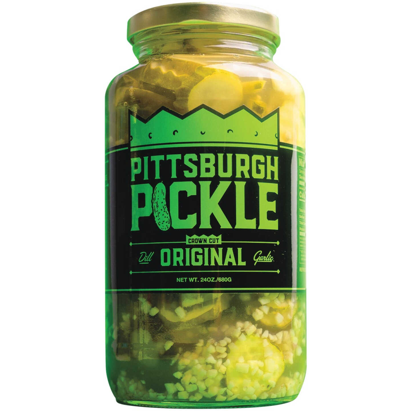 Pittsburgh Pickle Company Original Dill 24 Oz. Pickle Chips Image 1
