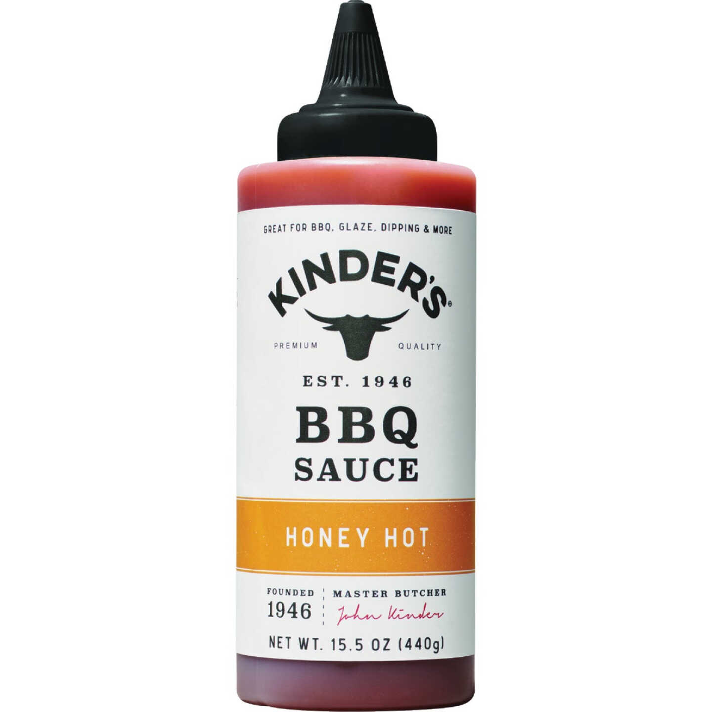 Kinder's 15.5 Oz. Honey Hot BBQ Sauce Image 1