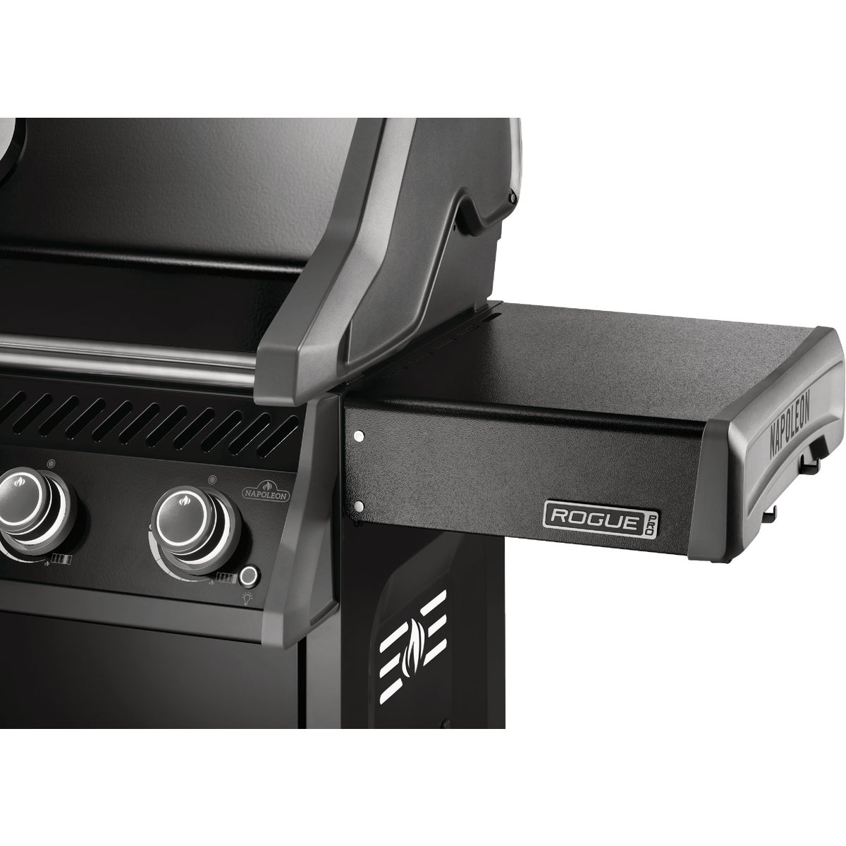 Napoleon Rogue Pro 425 3-Burner Natural Gas Grill with Infrared Side Burner, Black Image 2