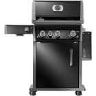 Napoleon Rogue Pro 425 3-Burner Natural Gas Grill with Infrared Side Burner, Black Image 6