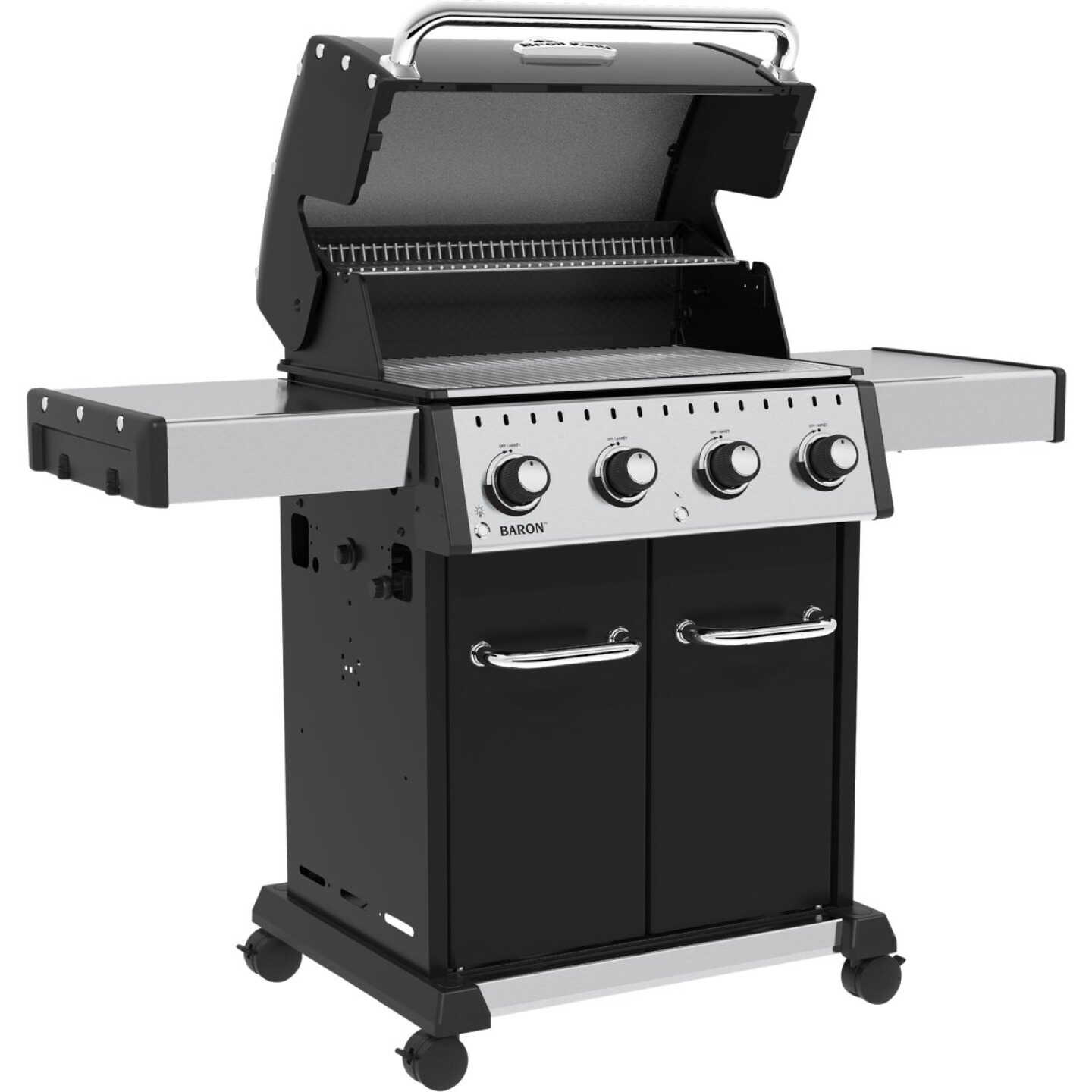 Broil King Baron 420 Pro 4-Burner Black 40,000 BTU LP Gas Grill Image 4