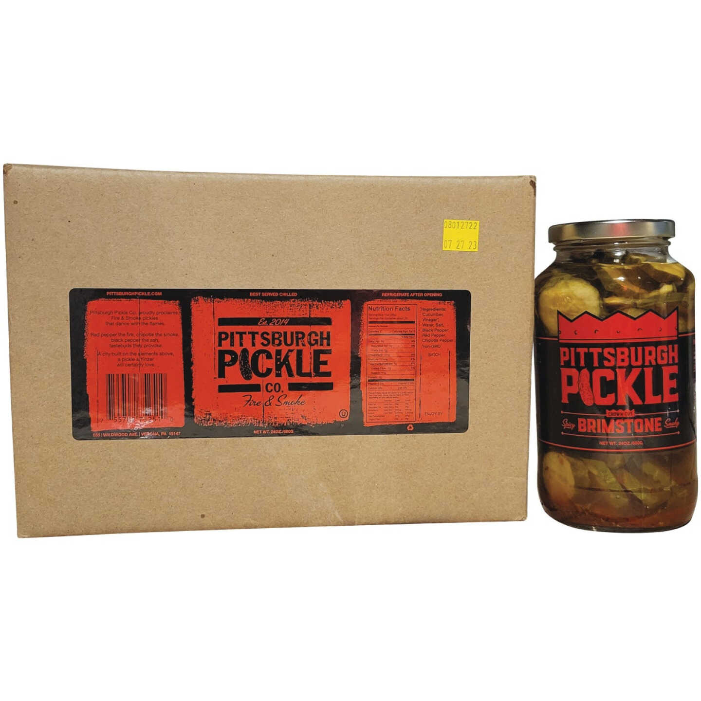 Pittsburgh Pickle Company Brimstone 24 Oz. Pickle Chips Image 2