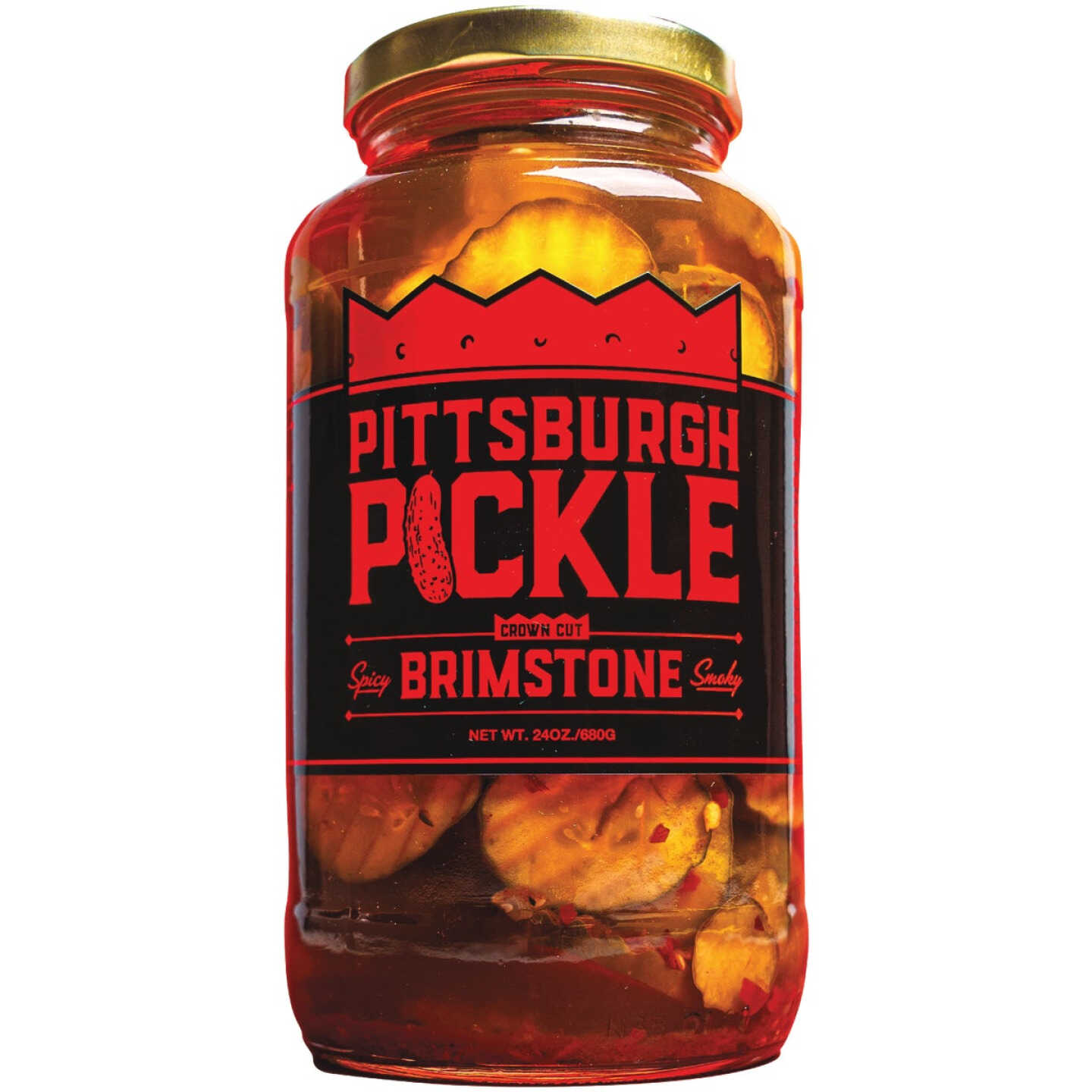 Pittsburgh Pickle Company Brimstone 24 Oz. Pickle Chips Image 1