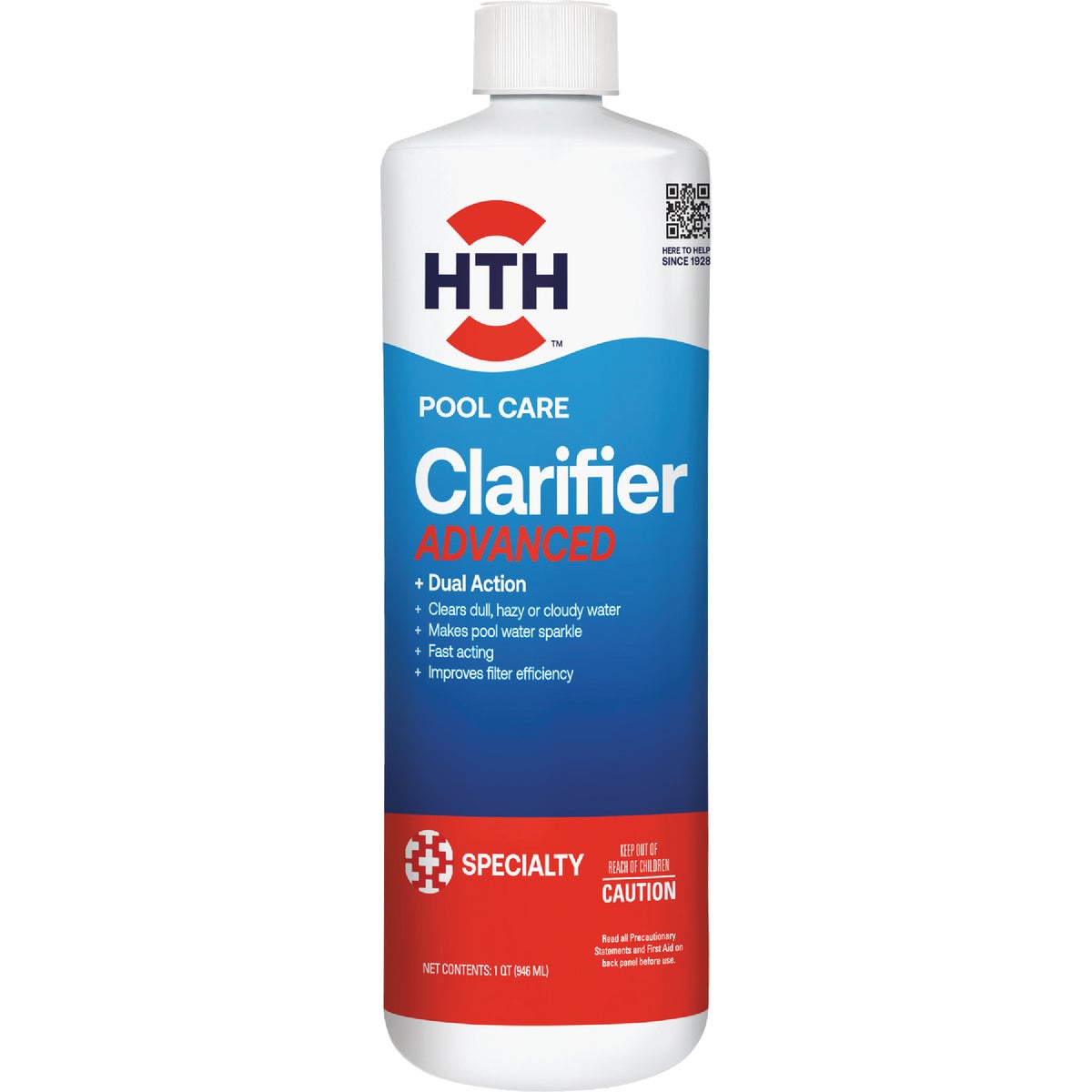 HTH Pool Care 1 Qt.  Liquid Clarifier Advanced