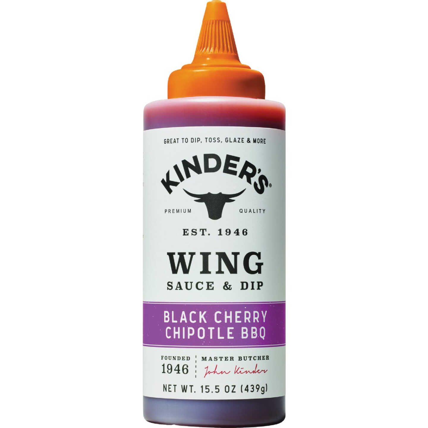 Kinder's 15.5 Oz. Black Cherry Chipotle BBQ Sauce Image 1