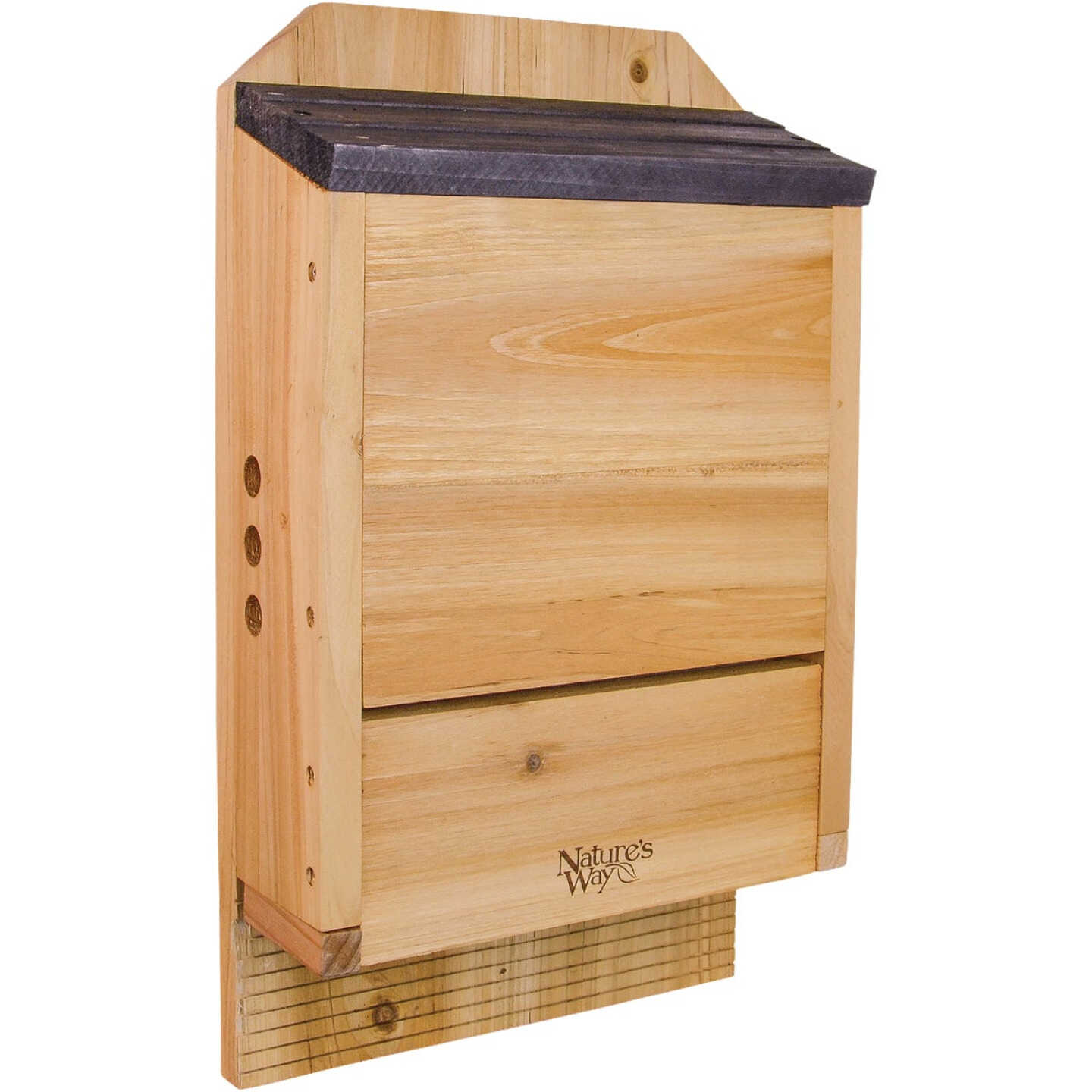Nature's Way Cedar 3-Chamber Bat House Image 1