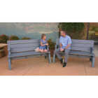 Convert A Bench 58 In. L Gen 2 XL Platinum Gray Foldable Bench Image 2
