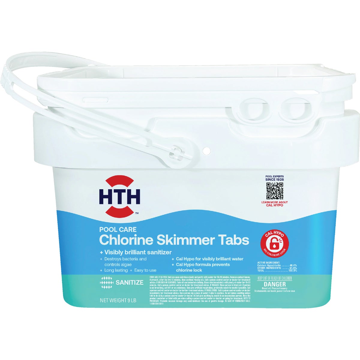 HTH Pool Care 9 Lb. Chlorine Skimmer Tabs