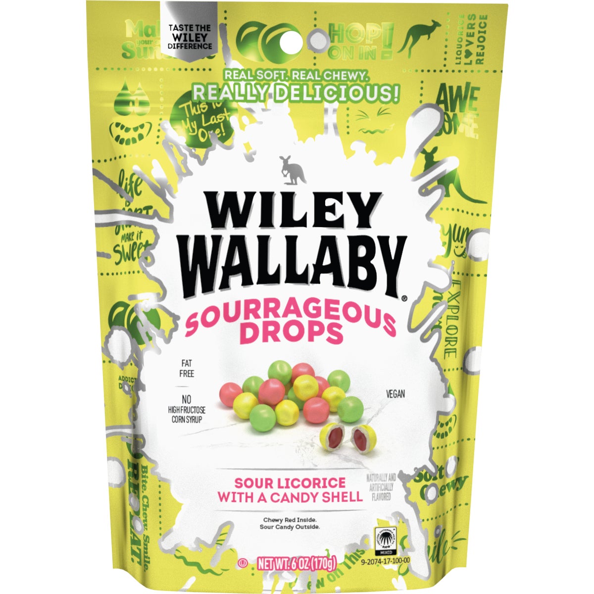 Wiley Wallaby 6 Oz. Sourrageous Drops Image 1
