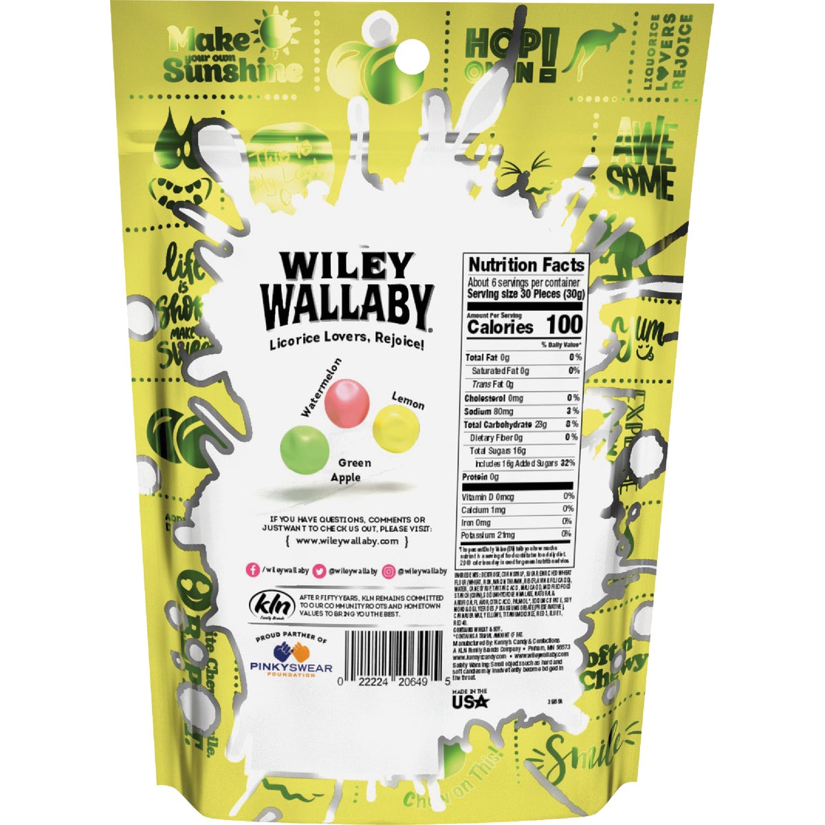 Wiley Wallaby 6 Oz. Sourrageous Drops Image 2
