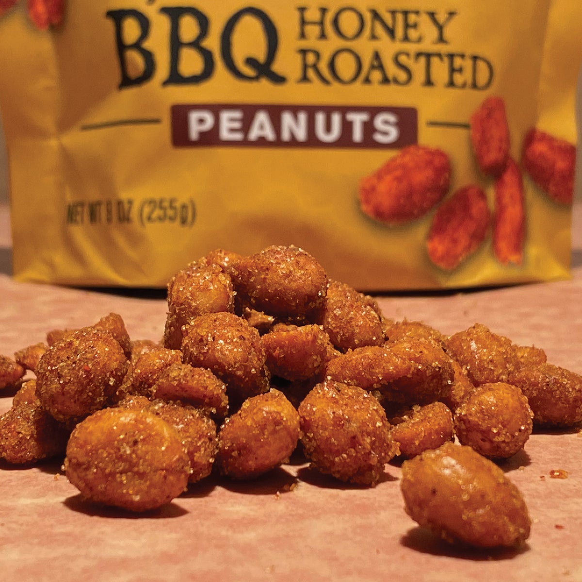 Rufus Teague 9 Oz. BBQ Honey Roasted Peanuts Image 2