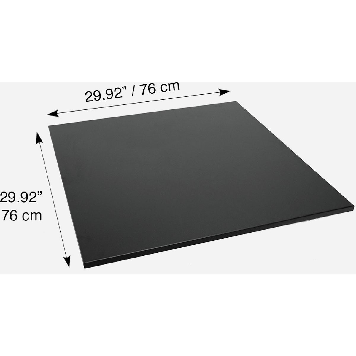 Blue Sky Peak 24 In. Square Powder Coated Steel Fire Pit Lid Image 2