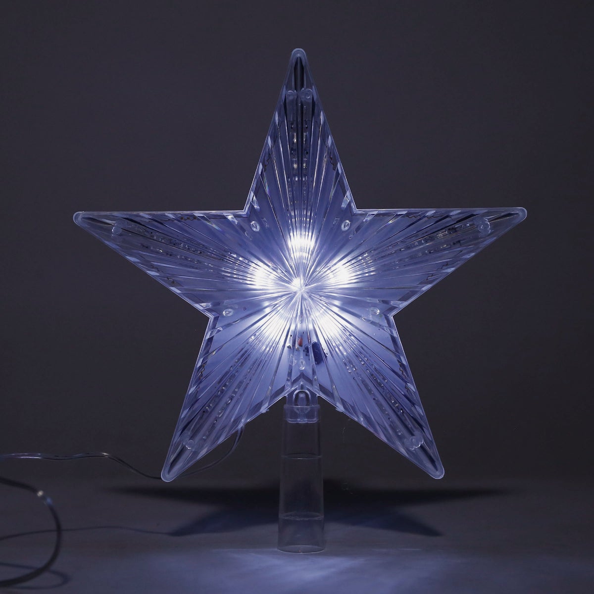 Alpine 8-Function LED 9 In. Star Christmas Tree Topper Image 3