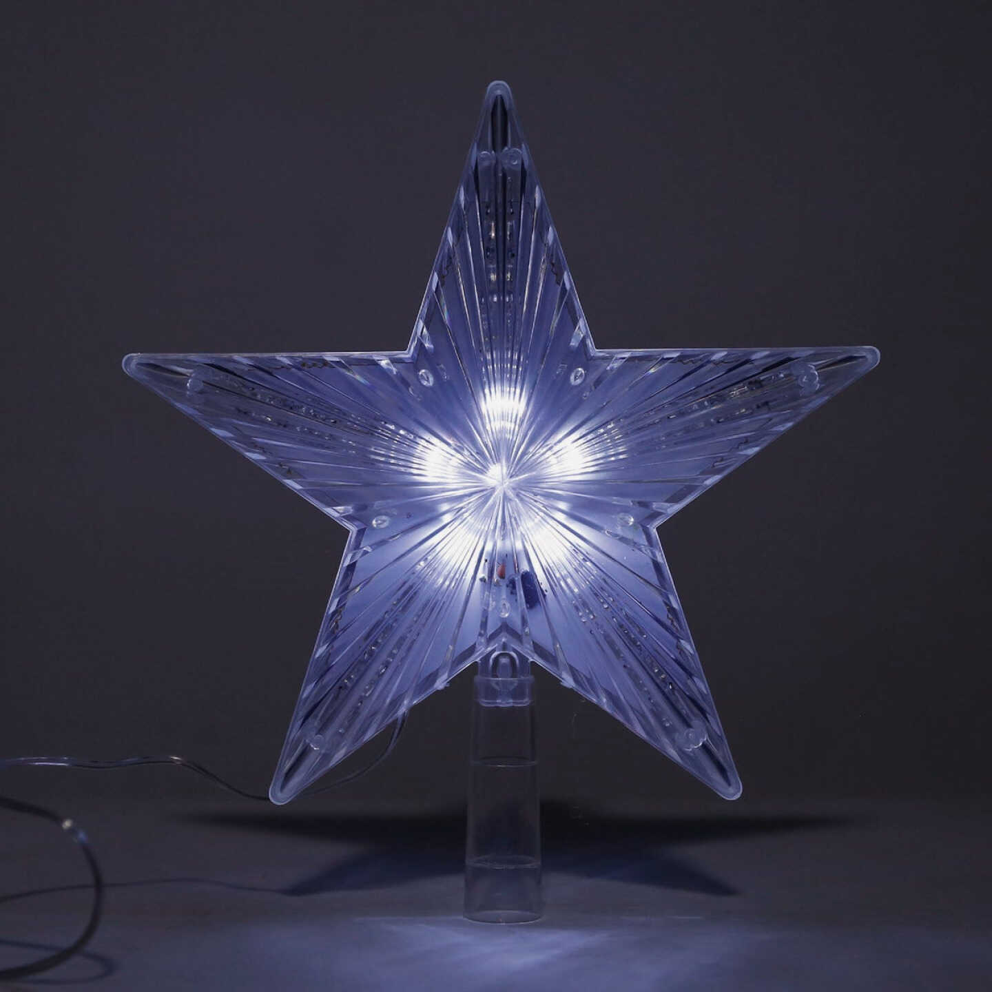 Alpine 8-Function LED 9 In. Star Christmas Tree Topper Image 3