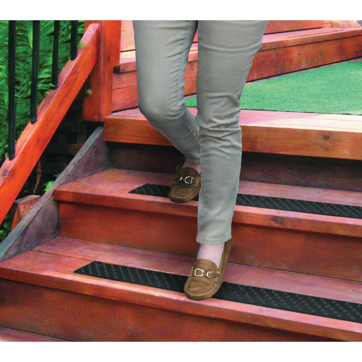 Handi Treads 3.75 In. W. x 30 In. L. Black Non-Slip Aluminum Tread Image 2