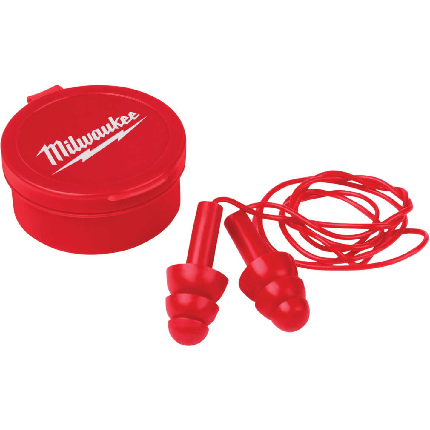 Milwaukee Silicone 26 dB Corded Ear Plugs (3-Pair) Image 1