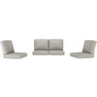 Northcape International Rockton Gray Polyester Loveseat Chat Set Cushion Set Image 1