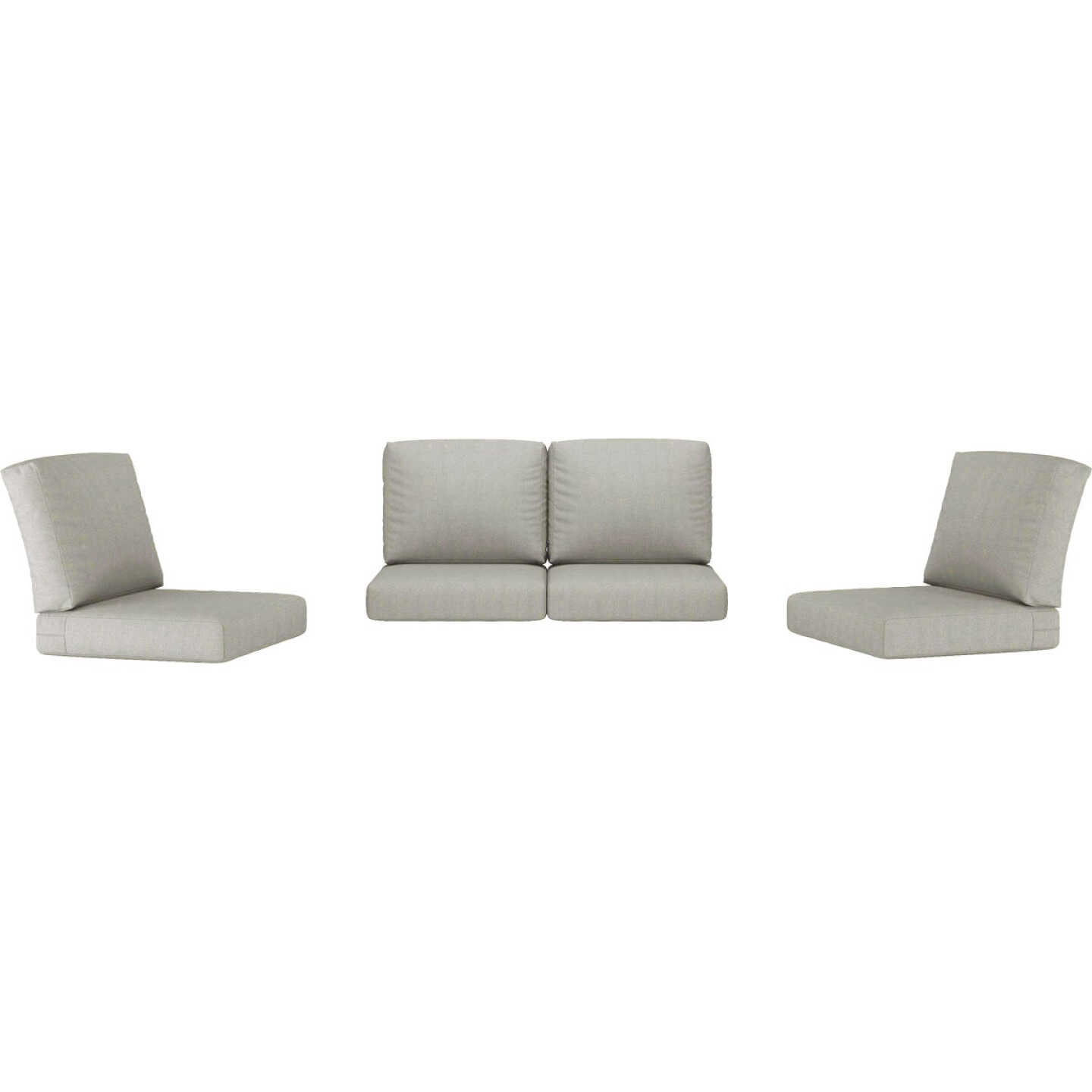 Northcape International Rockton Gray Polyester Loveseat Chat Set Cushion Set Image 1