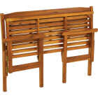 47 In. Acacia Wood Folding Bench Image 6