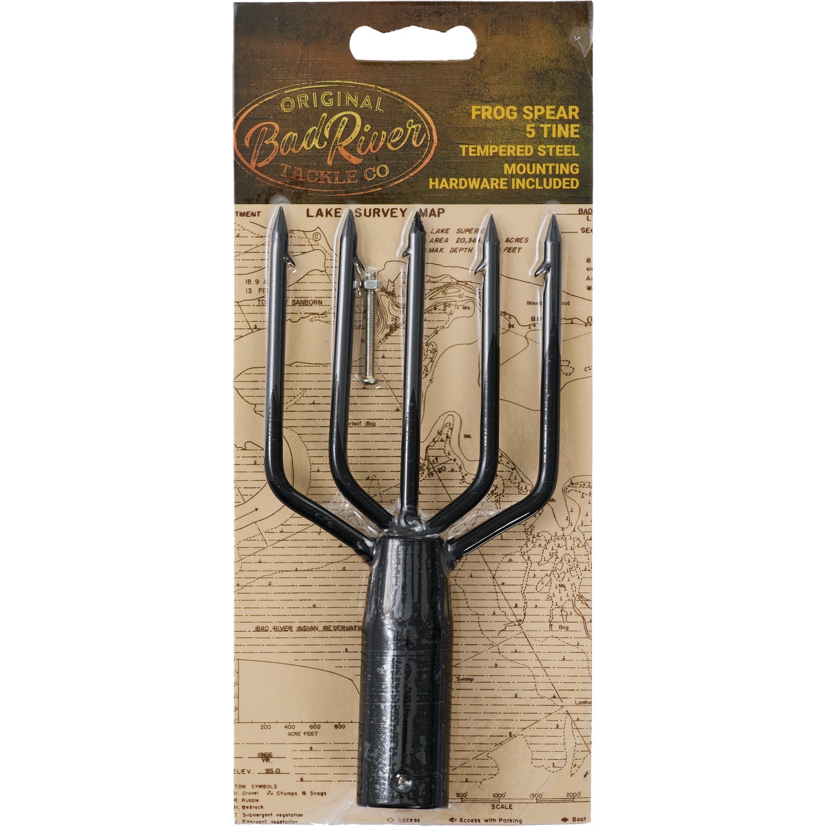 Bad River 5-Tine 6-1/2 In. L. Tempered Steel Fish Spear Image 2