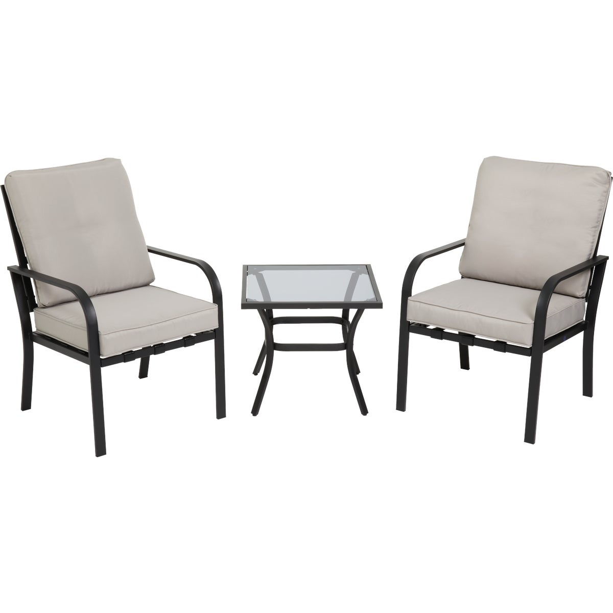 Outdoor Expressions 3-Piece Cushioned Chat Set